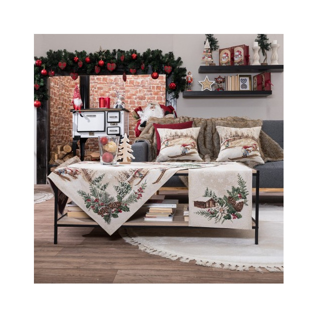 Σετ Καρέ και Runner Teoran Suben 100x100 & 40x100