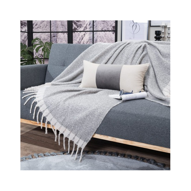 Ριχτάρι-Κουβέρτα Καναπέ Teoran Mohair 11 130x150