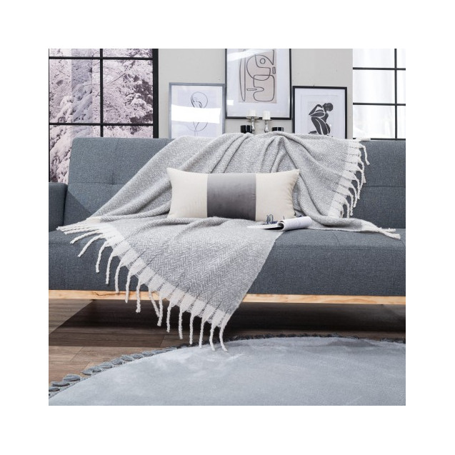 Ριχτάρι-Κουβέρτα Καναπέ Teoran Mohair 11 130x150