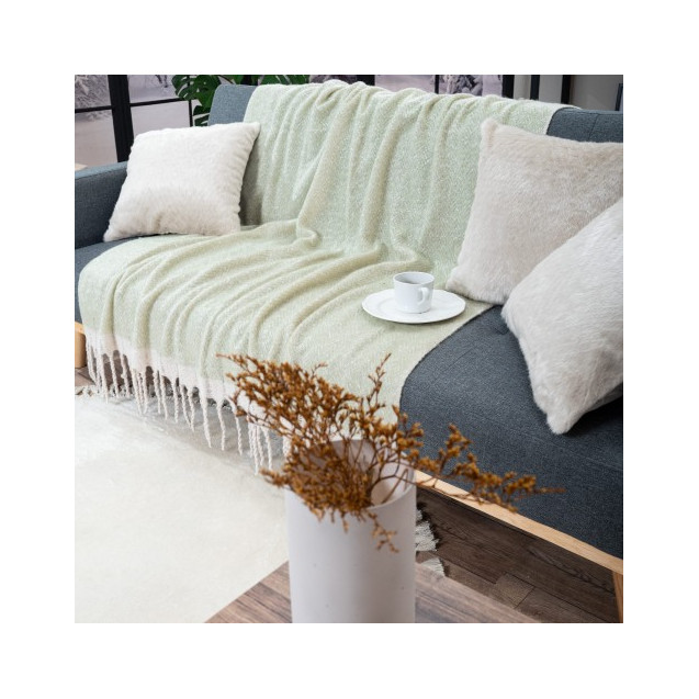 Ριχτάρι-Κουβέρτα Καναπέ Teoran Mohair 13 130x150