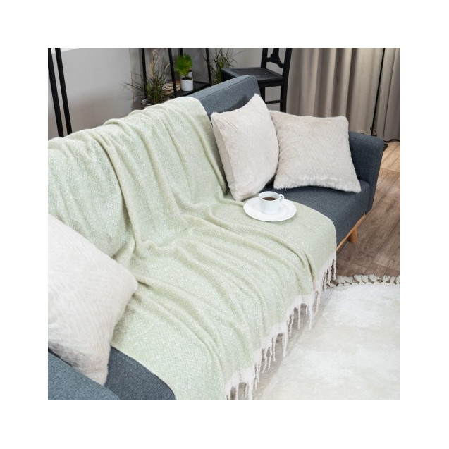 Ριχτάρι-Κουβέρτα Καναπέ Teoran Mohair 13 130x150