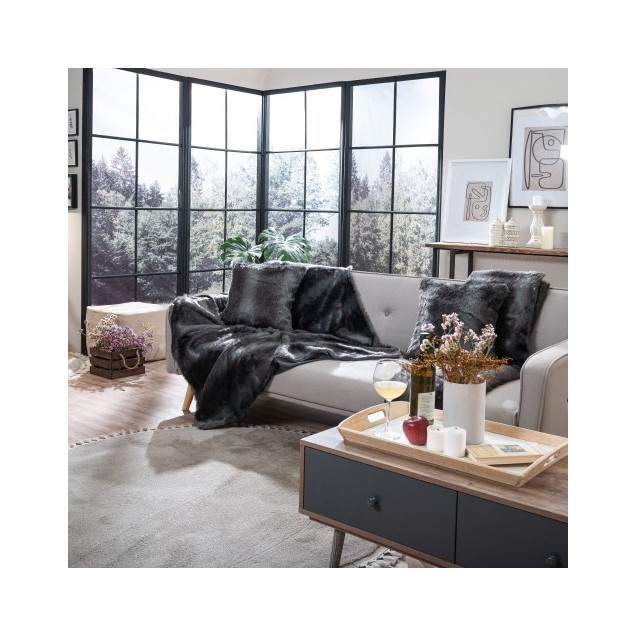 Ριχτάρι Πολυθρόνας Γούνινο Teoran Pelt 33 130x160