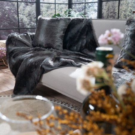 Ριχτάρι Πολυθρόνας Γούνινο Teoran Pelt 33 130x160