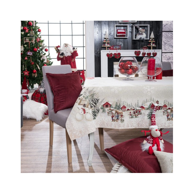 Τραπεζομάντηλο Teoran Gurten 140x180