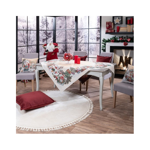 Τραπεζομάντηλο Teoran Strassen 140x180