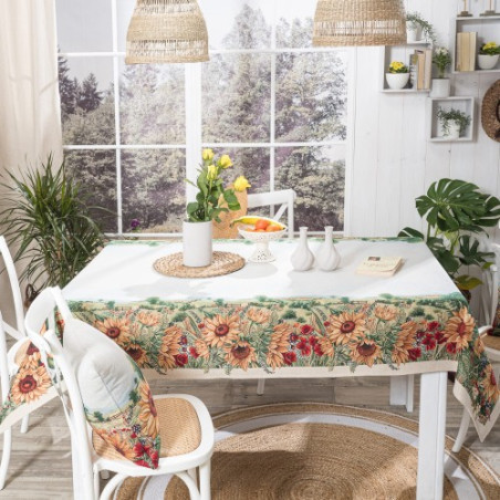 Τραπεζομάντηλο Teoran Sunflower - 140x180cm