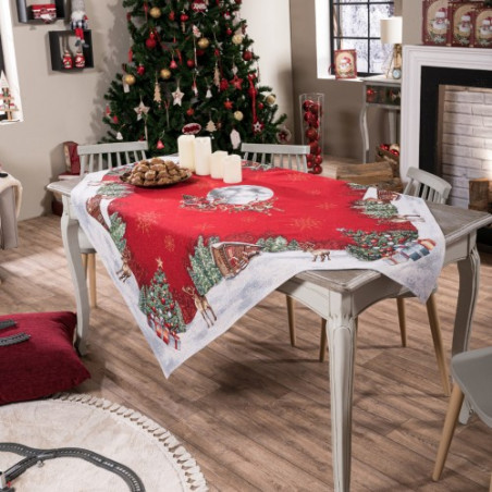 Τραπεζομάντηλο Teoran Rudolph 140x220