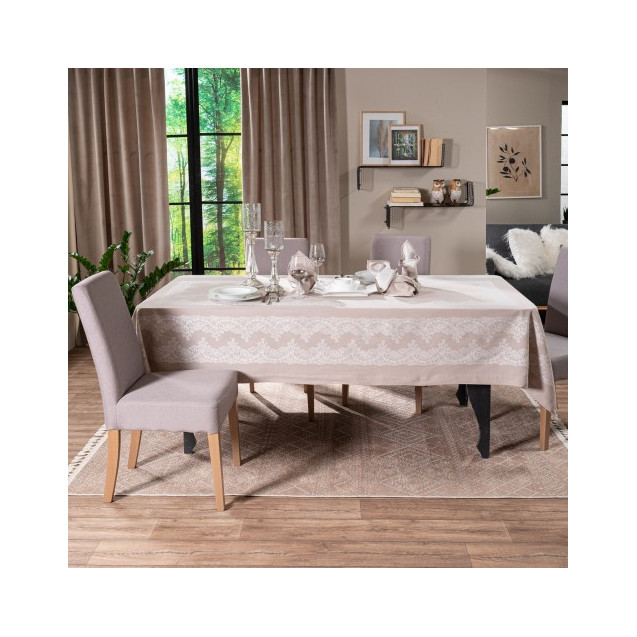 Τραπεζομάντηλο Teoran Rochelle 02 - 155 x 155 cm
