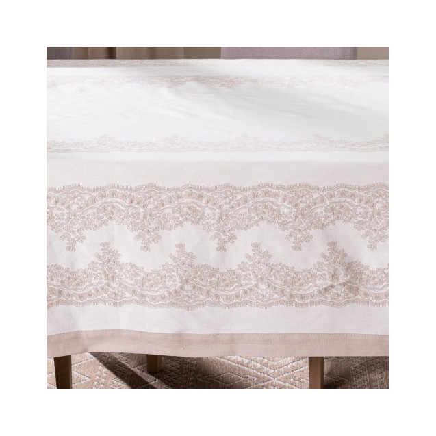 Τραπεζομάντηλο Teoran Rochelle 02 - 155 x 155 cm