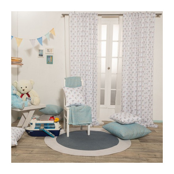 Κουρτίνα Teoran (Έτοιμη Ραμμένη) Oliver - 140x260cm