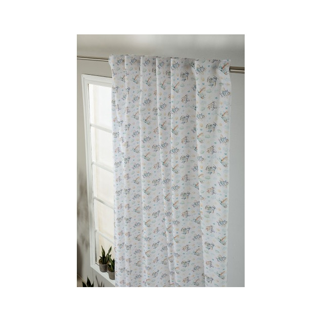 Κουρτίνα Teoran (Έτοιμη Ραμμένη) Oliver -...