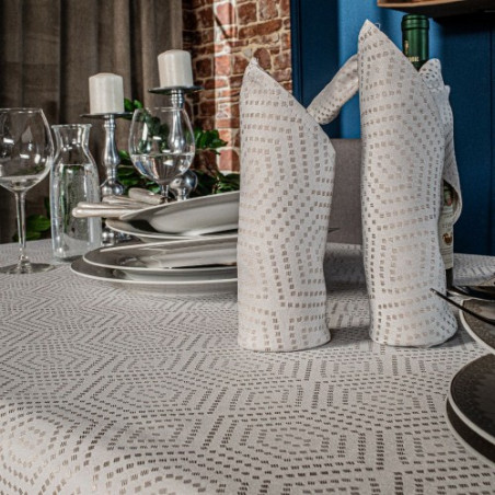 Σετ Τραπεζομάντηλο και 12 Πετσέτες Φαγητού Teoran Roussilon 160x250