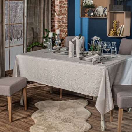Τραπεζομάντηλο Teoran Roussilon - 160x320cm + 12 πετσέτες