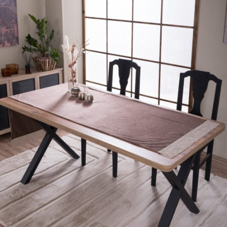 Τραβέρσα Teoran (Sari) Velvet 03 - 65 x 200 cm