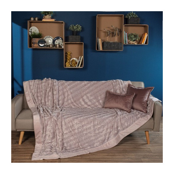 Ριχτάρι - Κουβέρτα Teoran Stone Flower 12 160x220