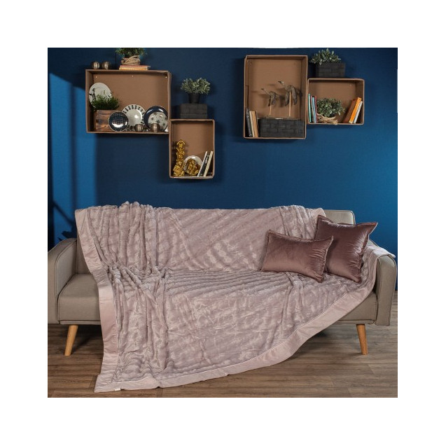 Ριχτάρι - Κουβέρτα Teoran Stone Flower 12 160x220