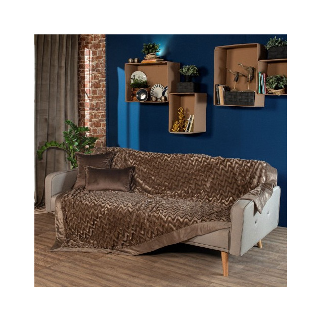 Ριχτάρι - Κουβέρτα Teoran Stripe 03 220x240