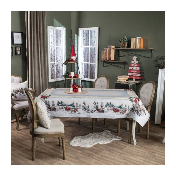 Τραπεζομάντηλο Teoran Flake - 140x140cm