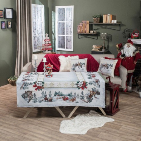 Τραπεζομάντηλο Teoran Flake - 140x140cm