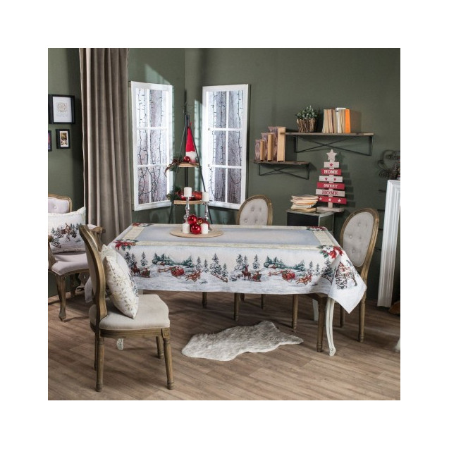 Τραπεζομάντηλο Teoran Flake - 140x180cm