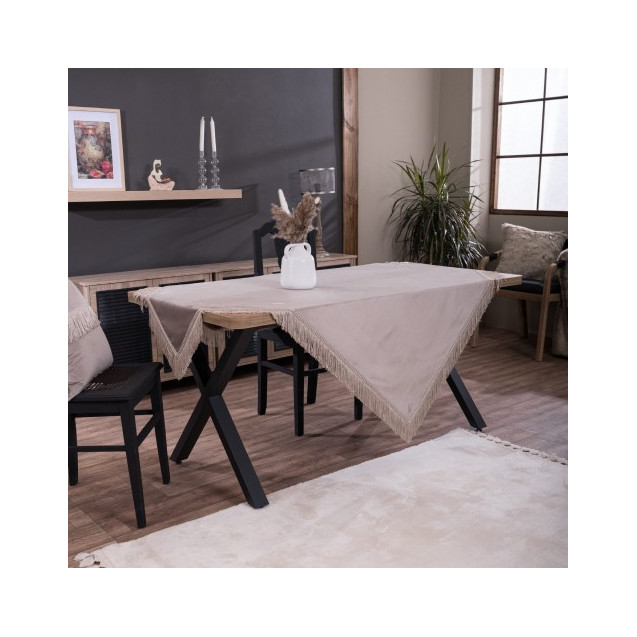 Τραπεζομάντηλο Teoran Velvet 07 - 140x140cm