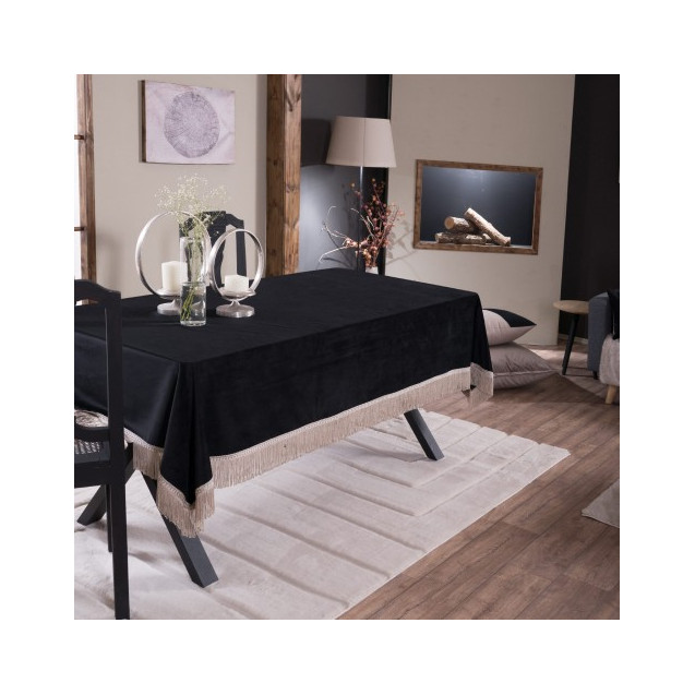 Τραπεζομάντηλο Teoran Velvet 06 - 140x140cm