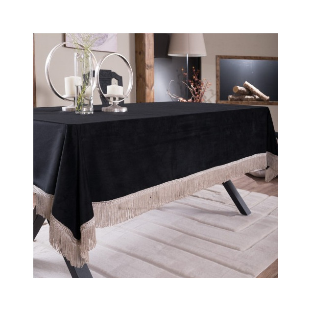 Τραπεζομάντηλο Teoran Velvet 06 - 140x140cm