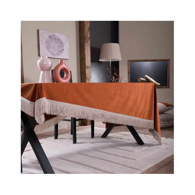 Τραπεζομάντηλο Teoran Velvet 05 140x180