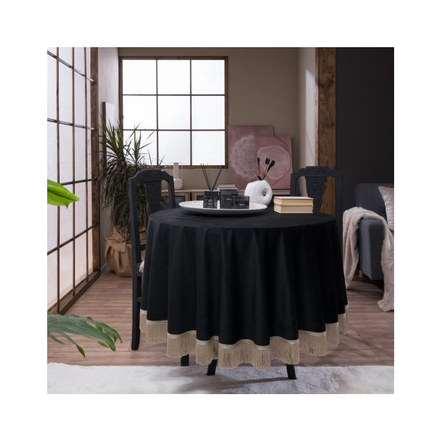 Ροτόντα Teoran Velvet 06 - Φ180cm με κρόσι