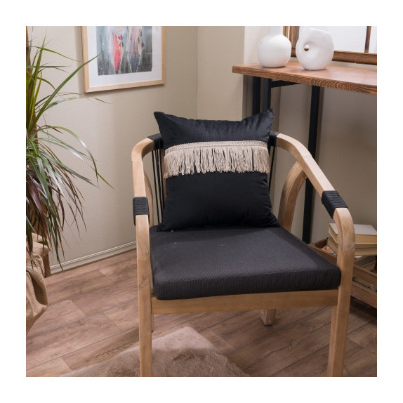 Μαξιλάρι Διακόσμησης Teoran Velvet 06 Με Κρόσι - 45x45cm...