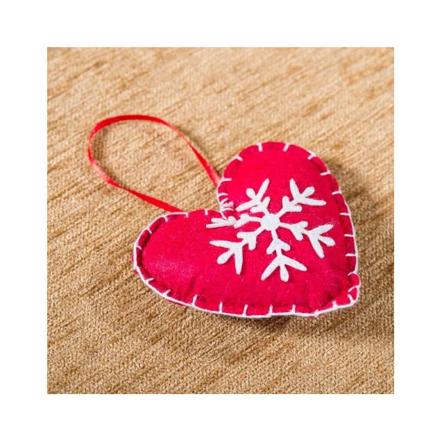 Ξύλινα Στολίδια Teoran Heart (3 τεμ.)