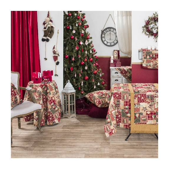 Τραπεζομάντηλο Teoran Tinsel - 135x135cm