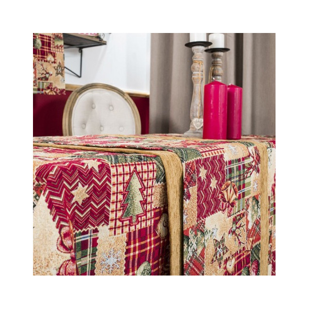 Τραπεζομάντηλο Teoran Tinsel - 135x135cm