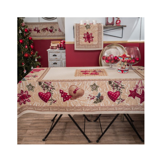 Τραπεζομάντηλο Teoran Star 140x220