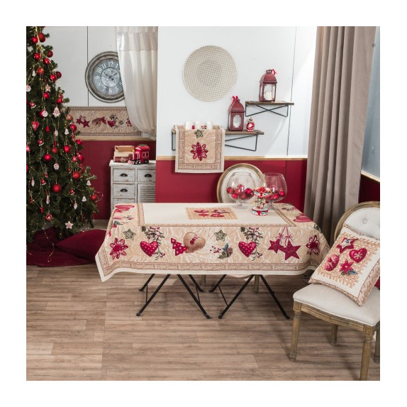 Τραπεζομάντηλο Teoran Star 140x180