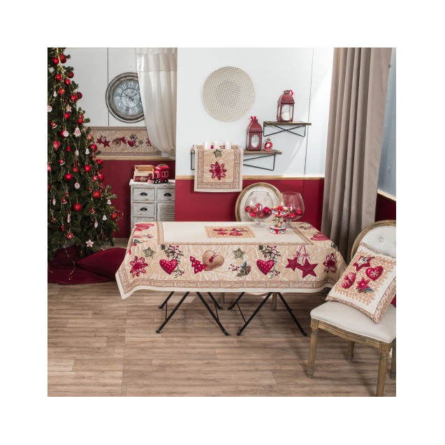 Τραπεζομάντηλο Teoran Star 140x180