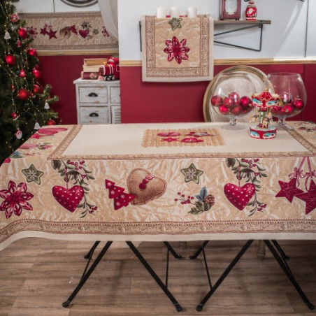 Τραπεζομάντηλο Teoran Star 140x180