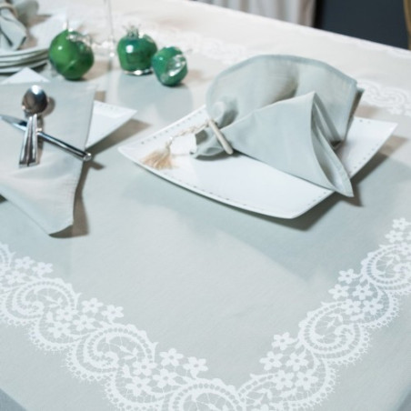 Τραπεζομάντηλο Teoran Dantelle 13 - 160x160cm