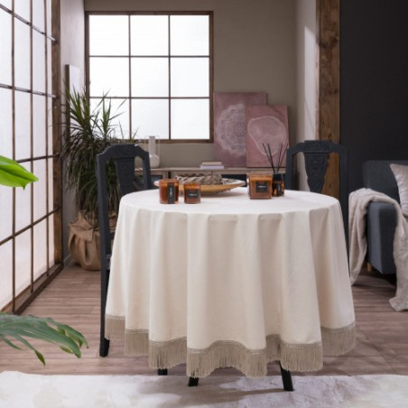 Ροτόντα Teoran Velvet 01 - Φ180cm με κρόσι