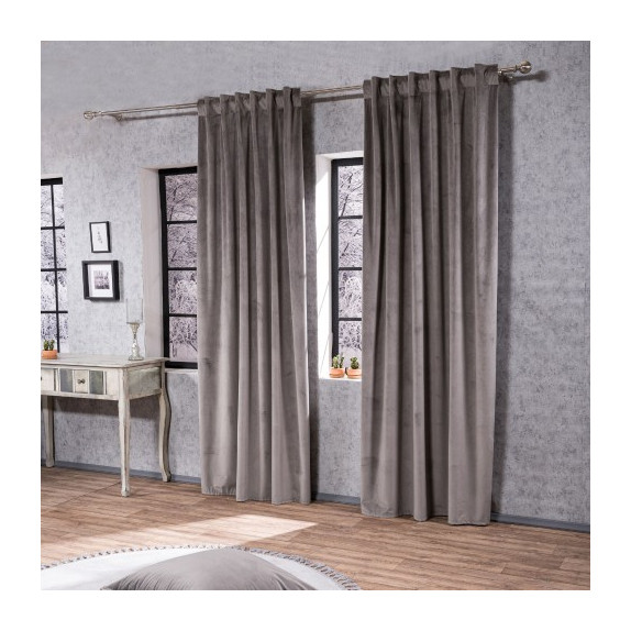Κουρτίνα Teoran Velvet 11 (έτοιμη ραμμένη) - 140x260cm
