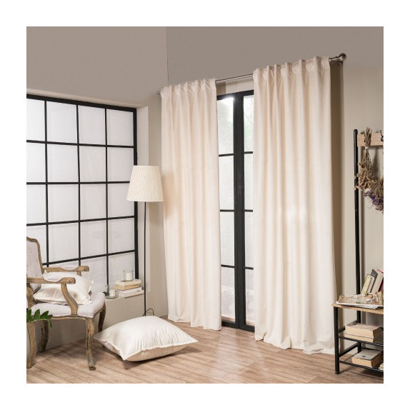 Κουρτίνα Teoran Velvet 01 (έτοιμη ραμμένη) - 140x260cm