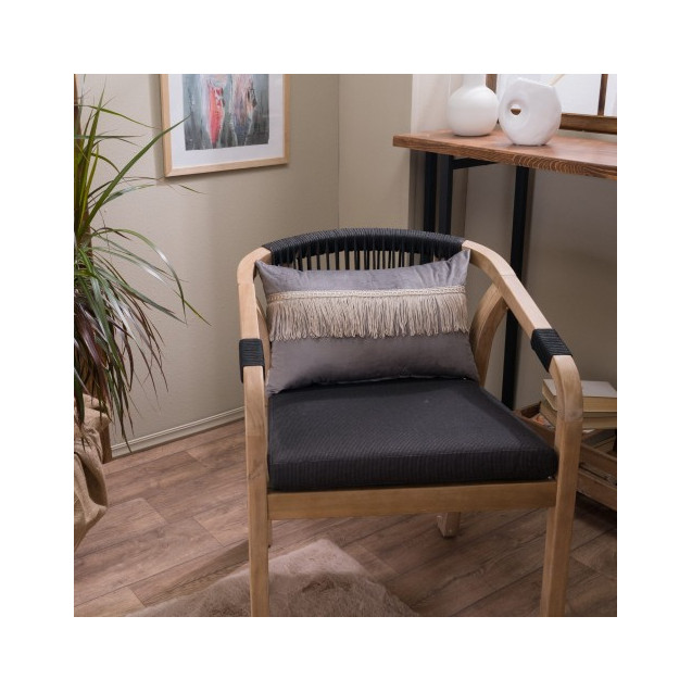 Μαξιλάρι Διακόσμησης Teoran Velvet 11 Με Κρόσι...