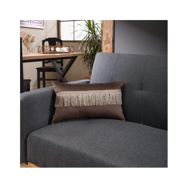 Μαξιλάρι Διακόσμησης Teoran Velvet 03 Με Κρόσι...