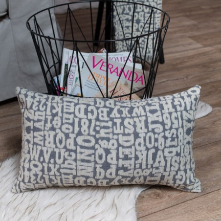 Μαξιλαροθήκη Teoran Letters 11 - 45x45cm