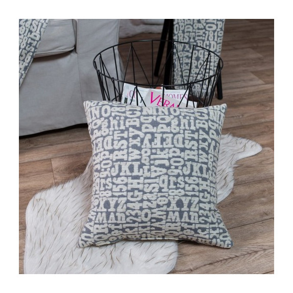 Μαξιλαροθήκη Teoran Letters 11 - 65x65cm δαπέδου
