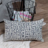 Μαξιλάρι Teoran Letters 11 - 65x65cm δαπέδου με γέμιση