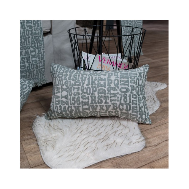Μαξιλάρι Teoran Letters 04 - 30x50cm με γέμιση