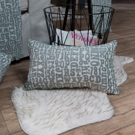 Μαξιλαροθήκη Teoran Letters 04 - 65x65cm δαπέδου
