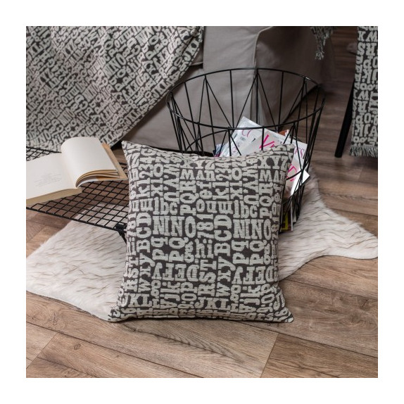 Μαξιλαροθήκη Teoran Letters 03 - 45x45cm