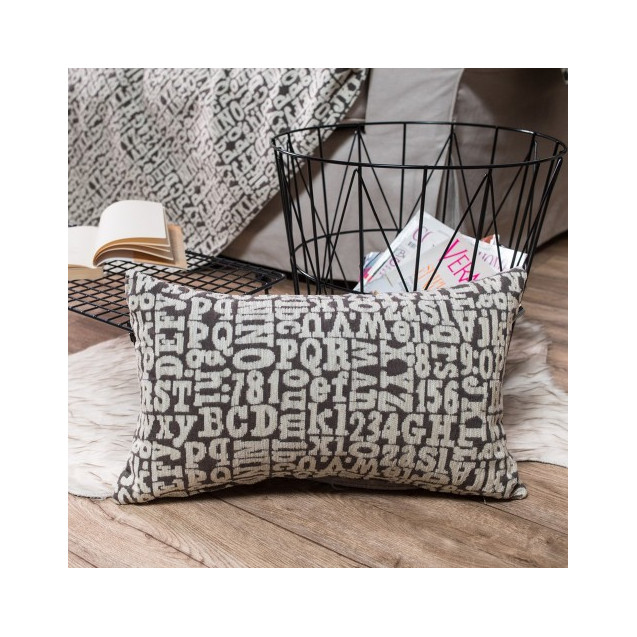 Μαξιλάρι Teoran Letters 03 - 45x45cm με γέμιση